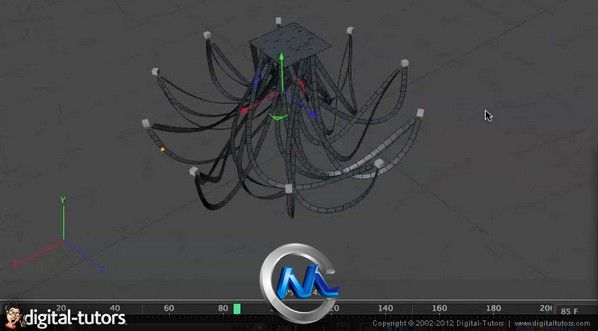 《C4D头发毛发制作视频教程》Digital-Tutors Creative Development Hair Dynamics ...