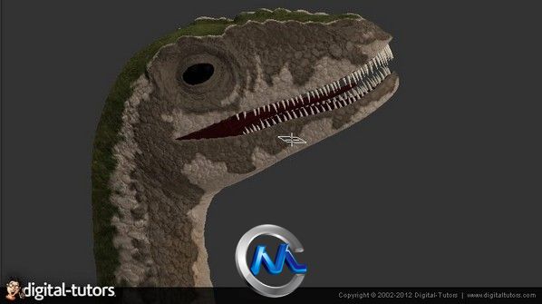 《MARI史前爬行动物纹理贴图视频教程》Digital-Tutors Texturing Prehistoric Rept...