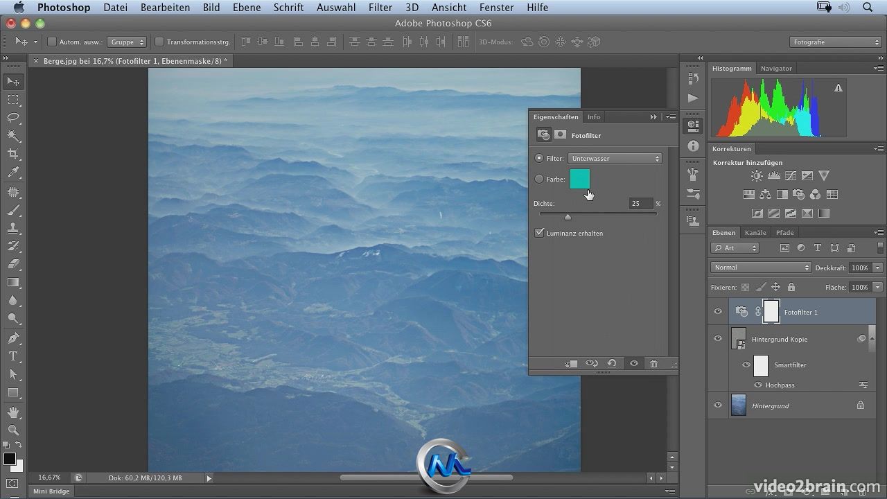 《Photoshop风景色彩调整技巧视频教程》video2brain Practical Photoshop for Phot...