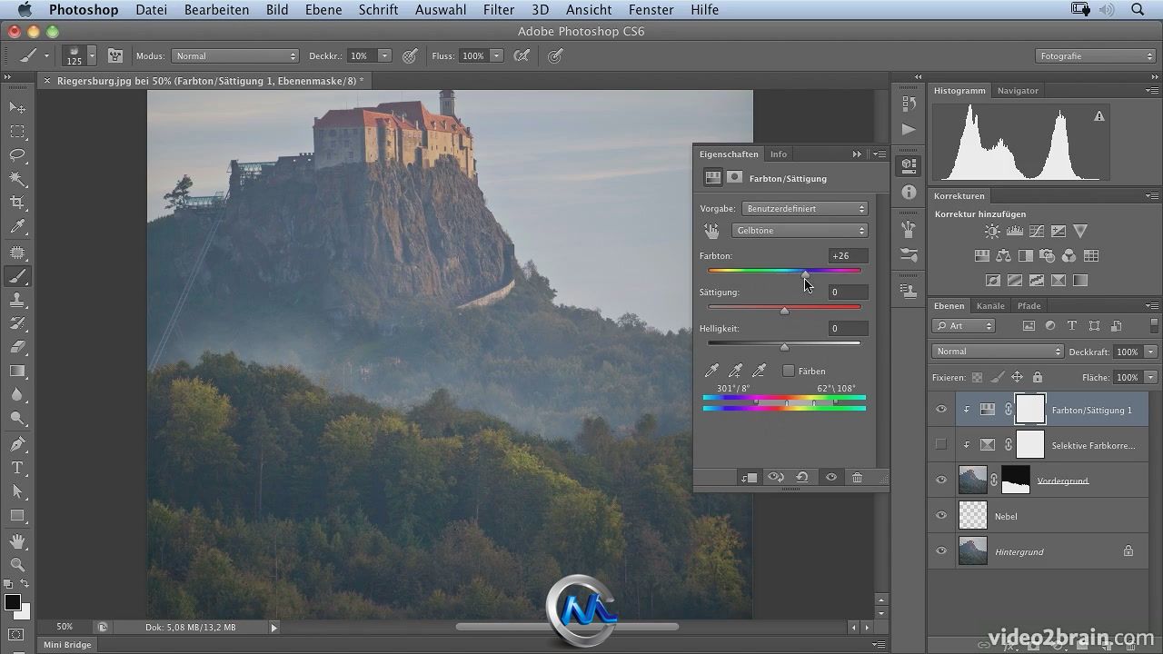 《Photoshop风景色彩调整技巧视频教程》video2brain Practical Photoshop for Phot...