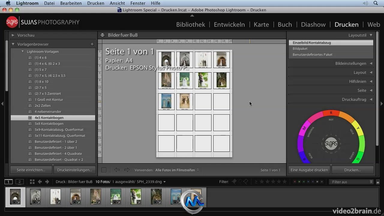 《Lightroom摄影印刷视频教程》video2brain Lightroom Special Print German