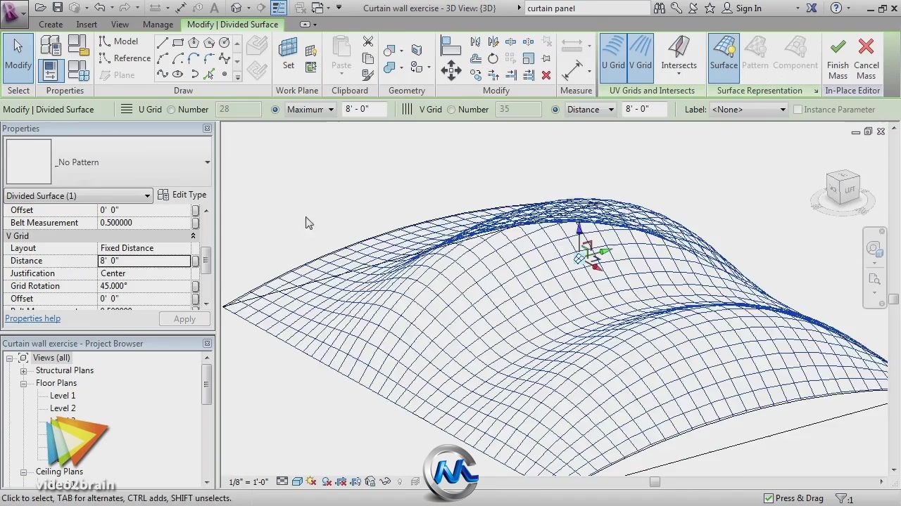 《Revit Architecture高级训练教程》video2brain Revit Families Workshop English