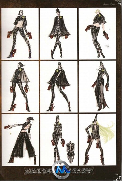 《猎天使魔女游戏艺术原画设计书籍》The Eyes of Bayonetta Art Book