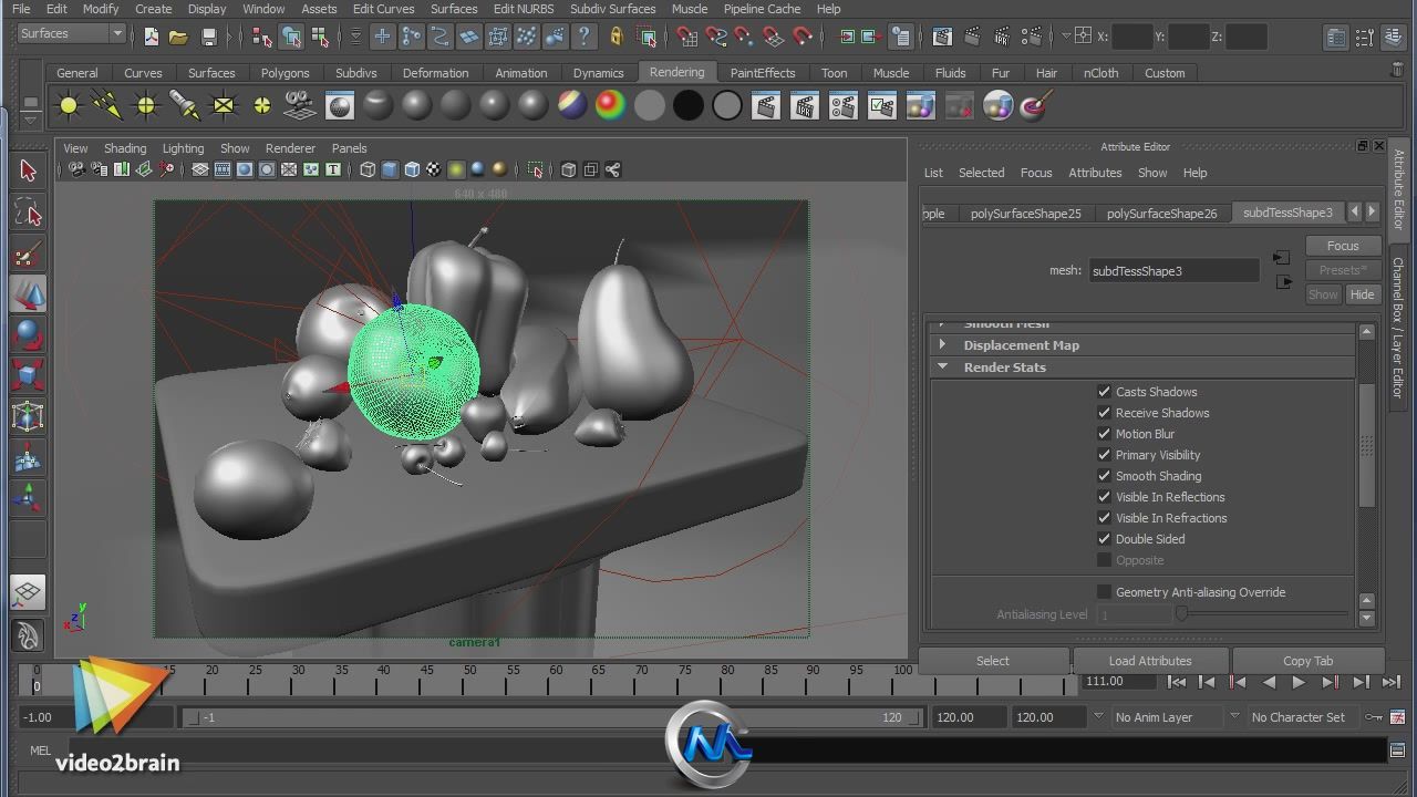 《Maya2013全面训练视频教程》video2brain Learning Autodesk Maya 2013 A Video I...