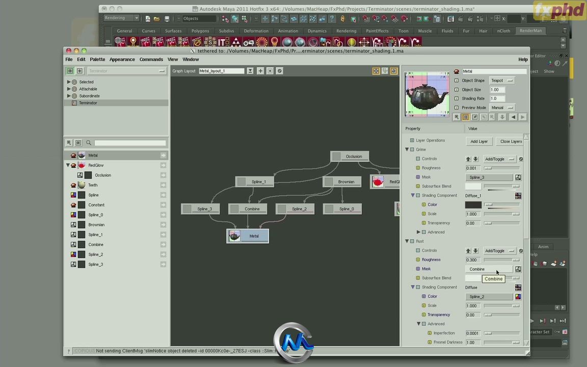 《Renderman渲染器高级视频教程》FXPHD RMS101 Introduction to Renderman Studio