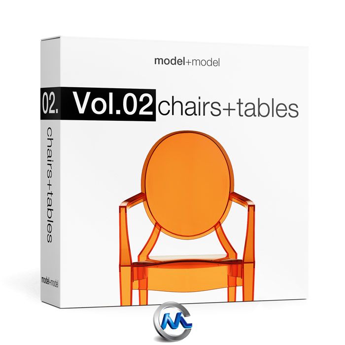 《凳子椅子桌子3D模型合辑》model+model Vol.02 Chairs+tables