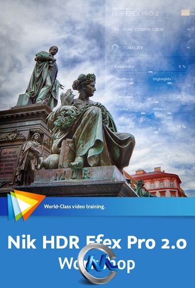 《摄影图像后期HDR成像视频教程》video2brain Nik HDR Efex Pro 2.0 Workshop English