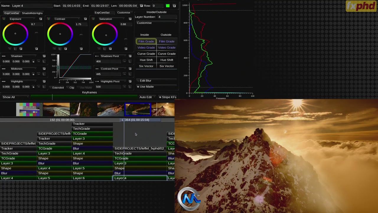 《影视色彩光线调色工艺视频教程》FXPHD GRD201 The Craft of Color Grading