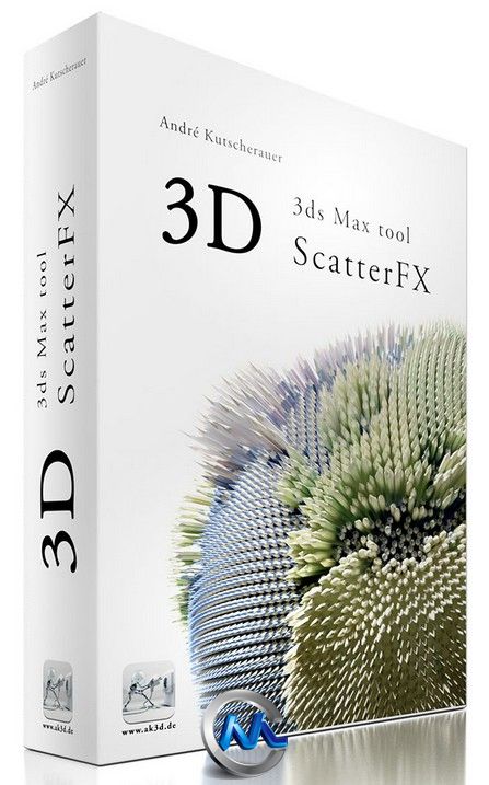 《3dsmax散射离散脚本》AK3D ScatterFX for 3ds Max