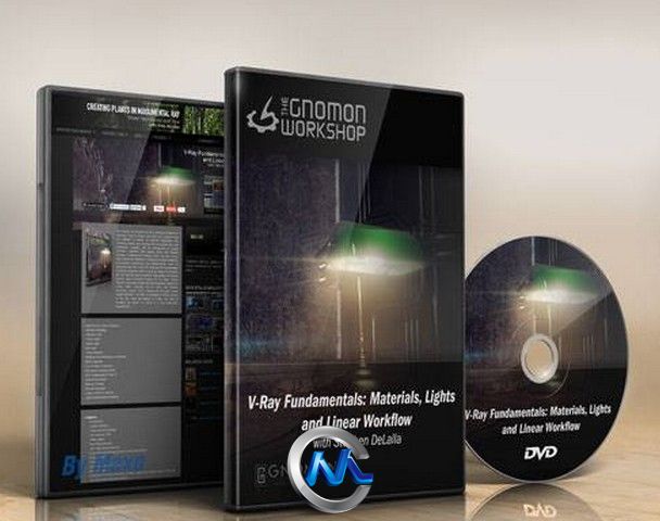 《VRay材质灯光渲染视频教程》The Gnomon Workshop V-Ray Fundamentals Materials ...