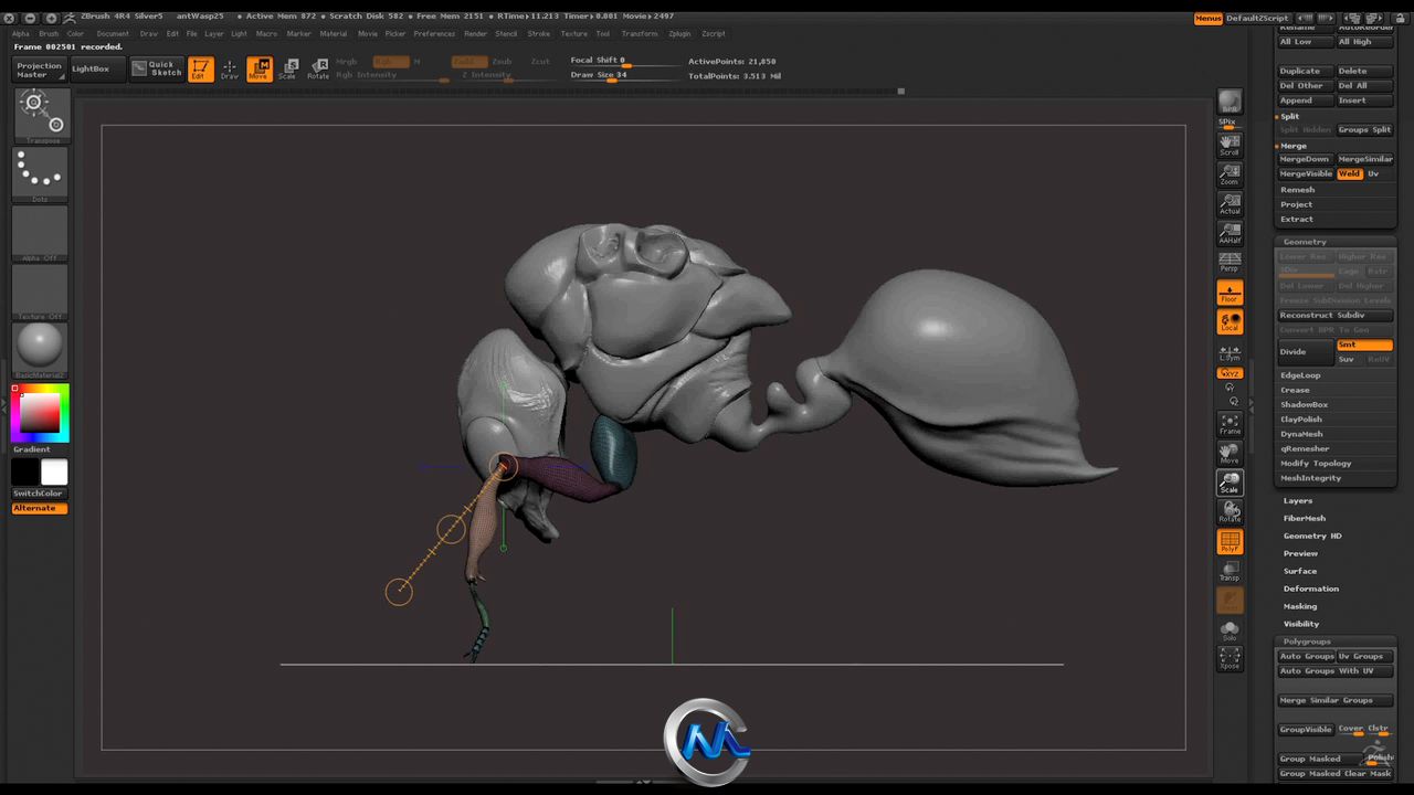 《超现实昆虫设计视频教程》The Gnomon Workshop Hyper real Insect Design with E...