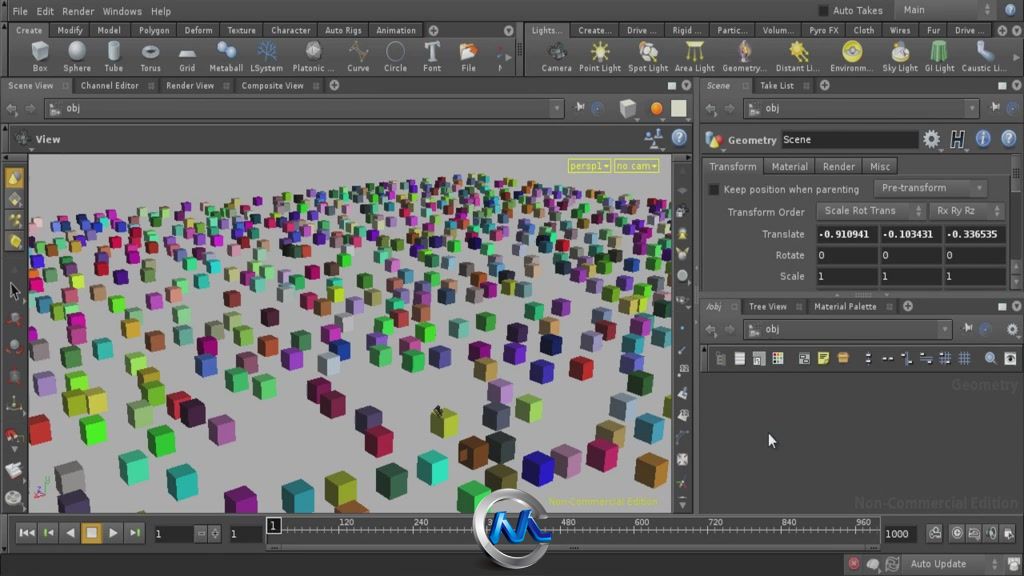 《Houdini中AI视觉系统使用视频教程》cmiVFX Houdini AI Vision System