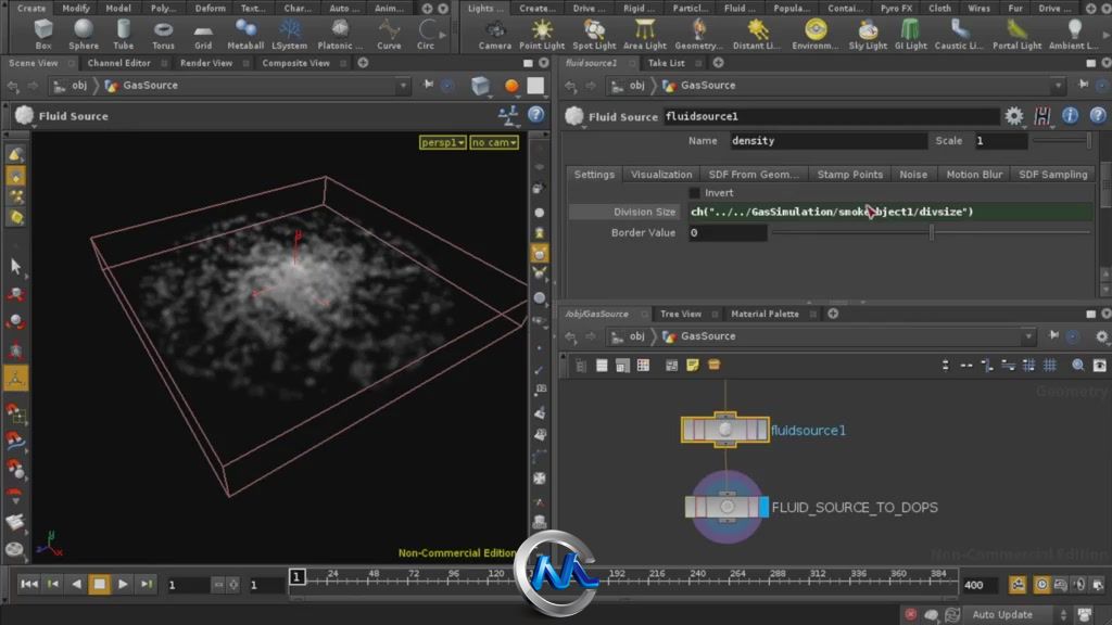 《Houdini中3D银河特效制作视频教程》cmiVFX Houdini 3D Galaxy Creation Effects