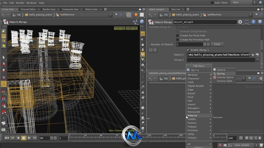 《Houdini中使用音频控制动画视频教程》cmiVFX Houdini Audio Driven Animation