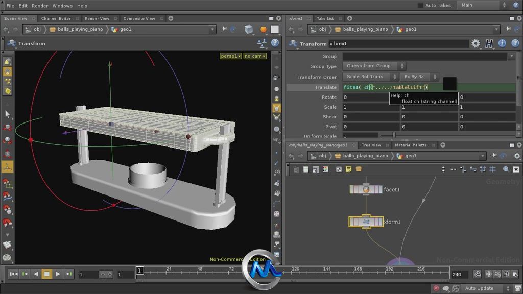 《Houdini中使用音频控制动画视频教程》cmiVFX Houdini Audio Driven Animation