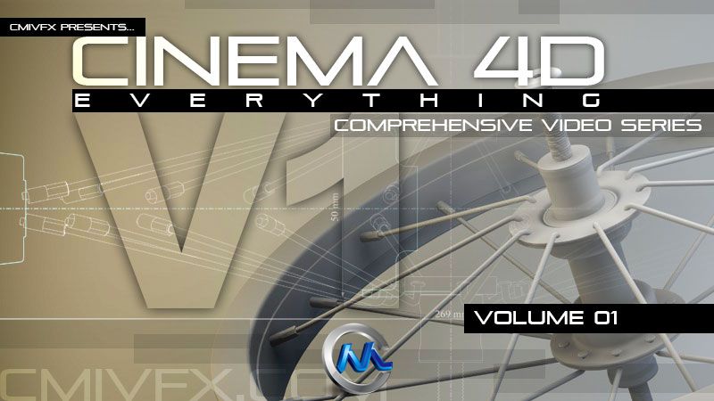 《C4D建模深入技术视频教程第一季》cmiVFX Cinema 4D Everything Volume 1