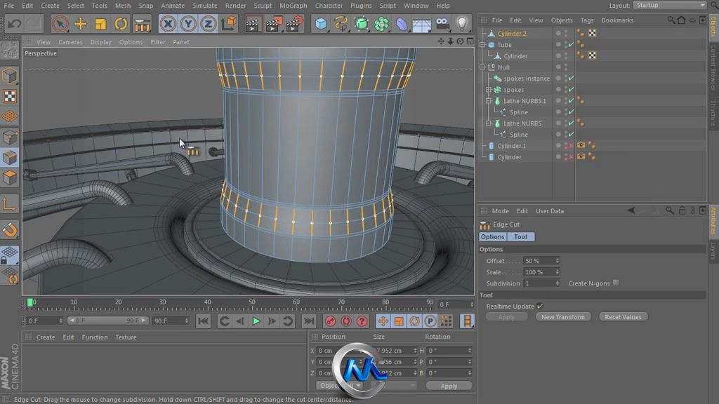 《C4D建模深入技术视频教程第一季》cmiVFX Cinema 4D Everything Volume 1