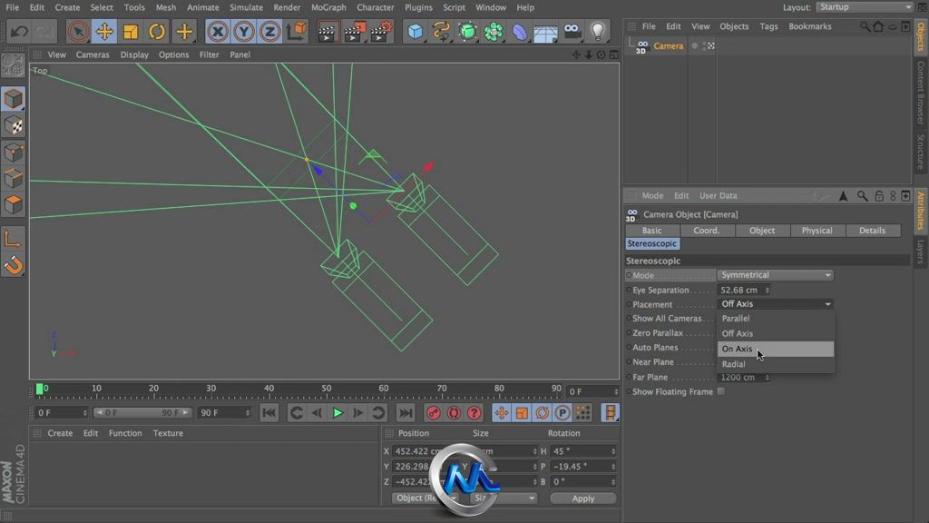 《C4D立体技术视频教程》cmiVFX Cinema 4D Stereoscopic