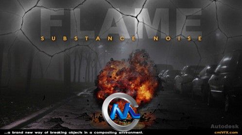 《Flame火焰爆破特效制作视频教程》cmiVFX Substance Noise Combinations