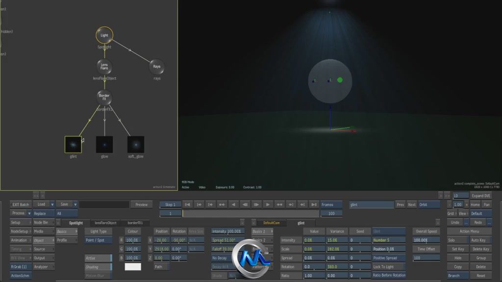 《Flame与Smoke实时程序化上色技术教程》cmiVFX Autodesk Flame and Smoke Real Ti...