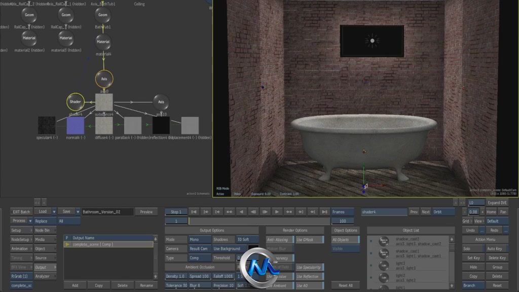 《Flame与Smoke实时程序化上色技术教程》cmiVFX Autodesk Flame and Smoke Real Ti...