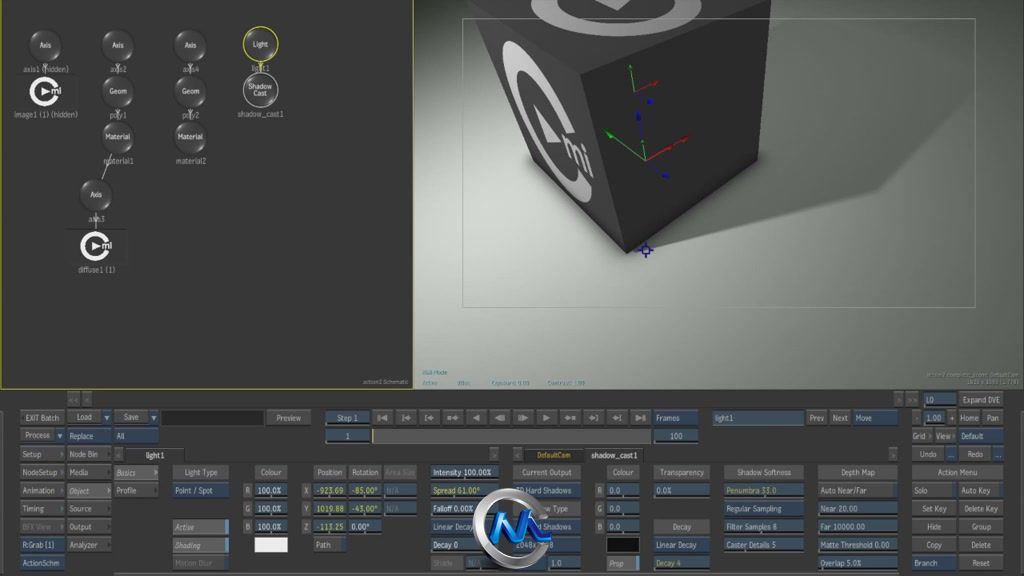 《Flame与Smoke实时程序化上色技术教程》cmiVFX Autodesk Flame and Smoke Real Ti...