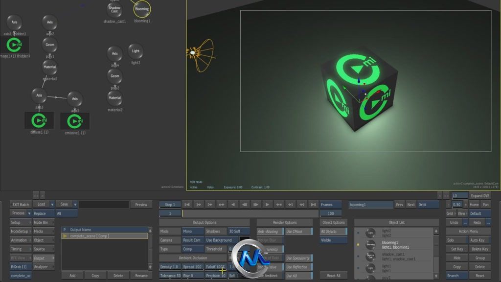 《Flame与Smoke实时程序化上色技术教程》cmiVFX Autodesk Flame and Smoke Real Ti...