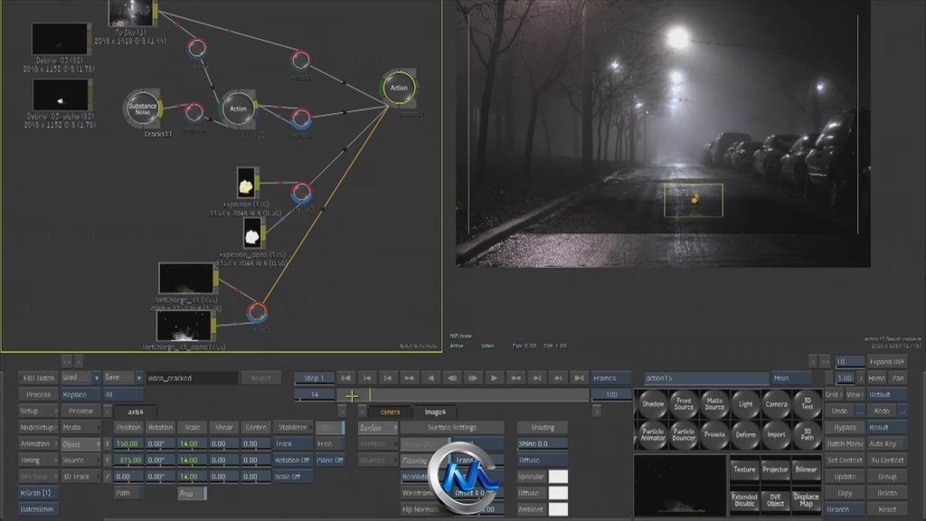 《Flame火焰爆破特效制作视频教程》cmiVFX Substance Noise Combinations