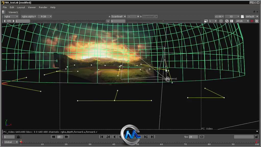 《Fusion蒙版绘画视频教程》cmiVFX Fusion 3D Matte Paintings