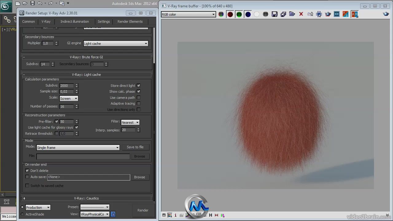 《VRay灯光渲染视频教程》video2brain Lighting and Rendering with V-Ray 2.30.1 ...