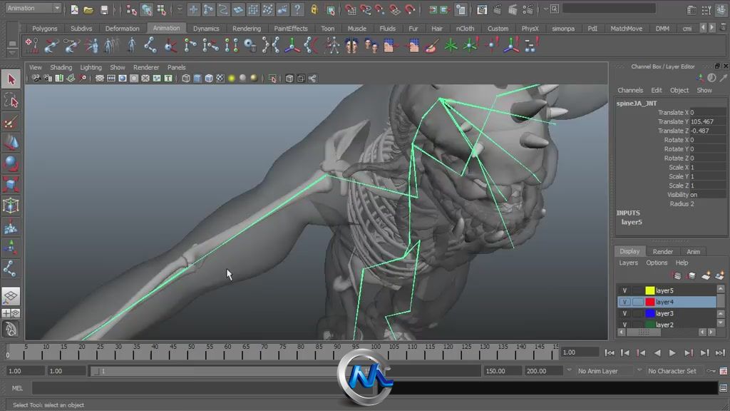 《Maya与Softimage骨骼原理视频教程》cmiVFX Creature Creators Handbook Volume 01