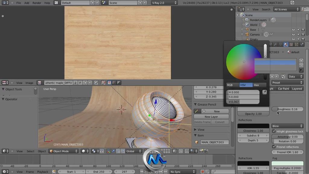 《Blender中使用VRay渲染视频教程第二季》cmiVFX Blender to VRay Settings Part 2