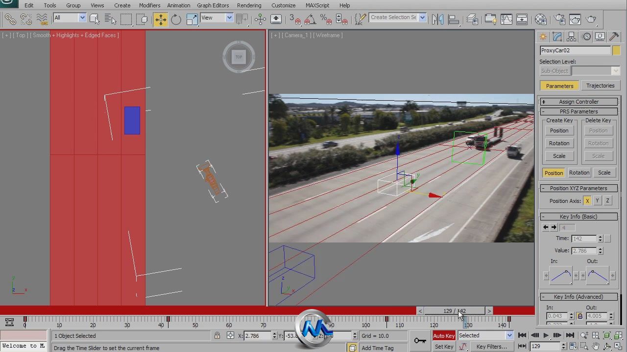 《AE制作汽车公路追逐画面校正教程》AETuts+ Set Up An Intense CG Street Race Co...