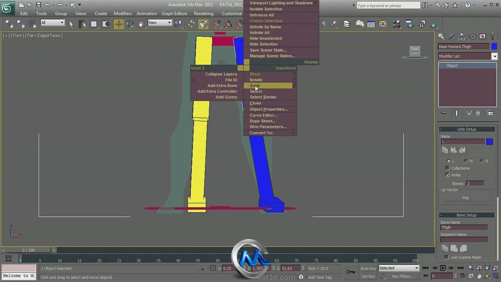 《3dsMax中角色CAT技术视频教程》cmiVFX Eat3D Autodesk 3ds Max 2011