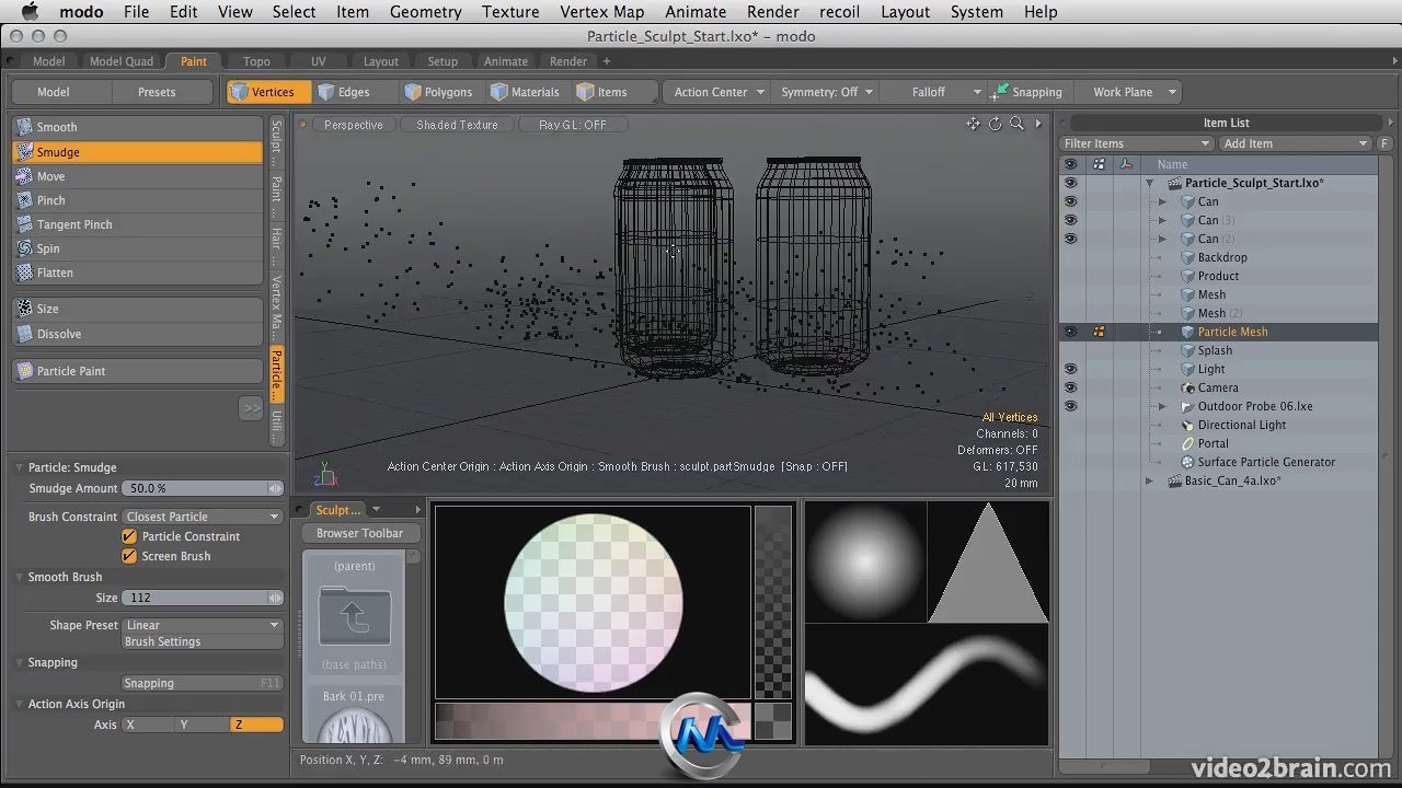 《Modo产品建模视频教程》video2brain Modeling for Product Visualization in mod...