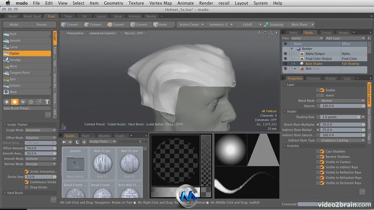 《Modo产品建模视频教程》video2brain Modeling for Product Visualization in mod...