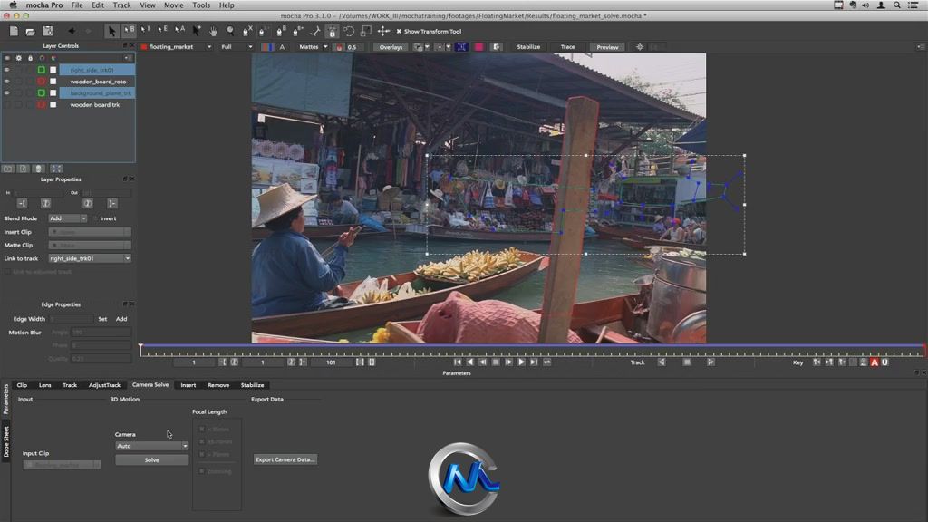 《Mocha影视特效高级视频教程》cmiVFX Mocha Pro Advanced