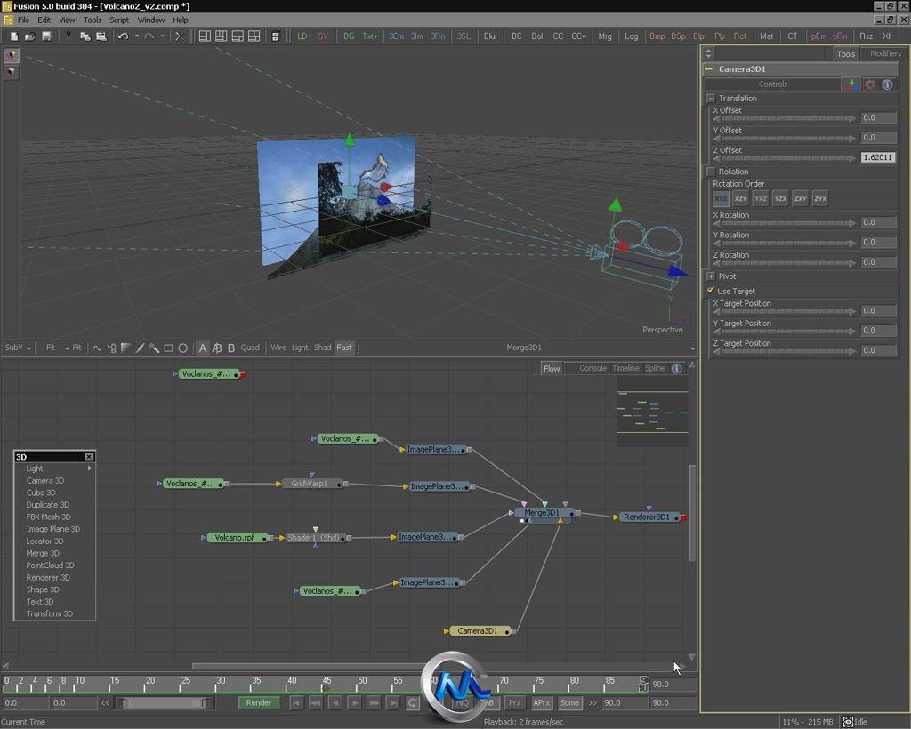 《Fusion天空特效合成视频教程》cmiVFX Fusion Sky Replacements