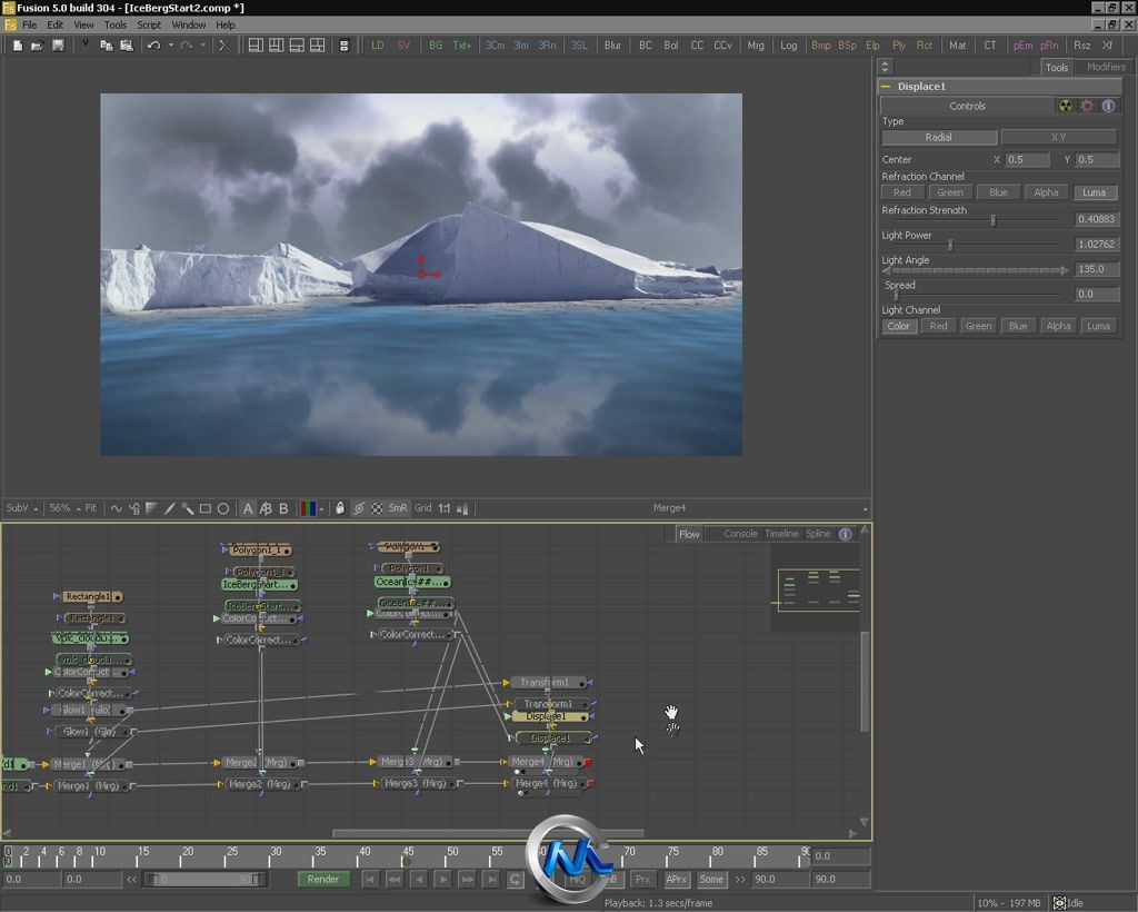 《Fusion天空特效合成视频教程》cmiVFX Fusion Sky Replacements