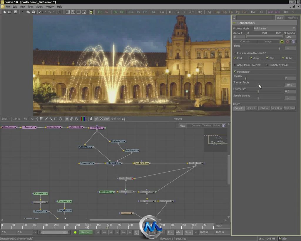 《Fusion粒子融合技术视频教程》cmiVFX Fusion Advanced Particle Tactics