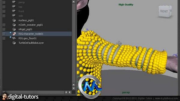 《Maya中nCloth服装系统视频教程》Digital-Tutors nCloth Techniques for Characte...