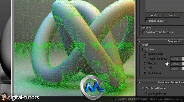 《3dsMax2013中mentalray核心功能使用视频教程》Digital-Tutors Introduction to m...