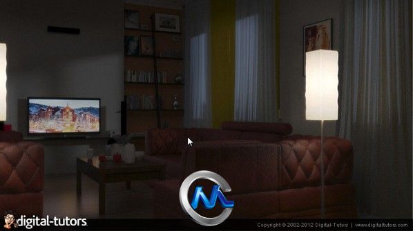 《3dsMax与MaxwellRender室内渲染视频教程》Digital-Tutors Rendering Interiors i...