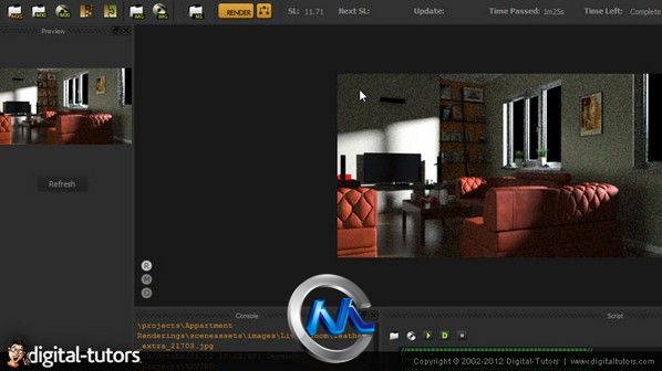 《3dsMax与MaxwellRender室内渲染视频教程》Digital-Tutors Rendering Interiors i...