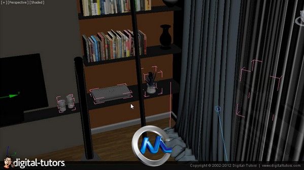 《3dsMax与MaxwellRender室内渲染视频教程》Digital-Tutors Rendering Interiors i...