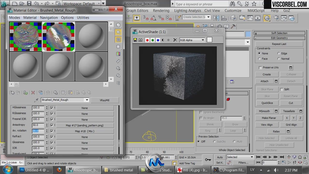 《VRay材质实例视频教程第三季》VisCorbel Creating V-Ray Materials Vol3