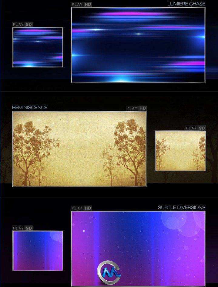 《DJ背景动画视频素材合辑Vol.12》Digital Juice Animated Canvases 12 Great Expe...