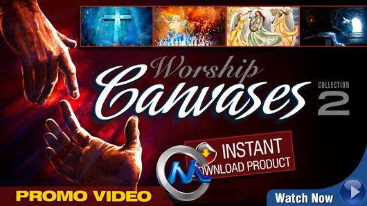 《DJ背景画布平面素材合辑Vol.2》Digital Juice Worship Canvases Collection 2