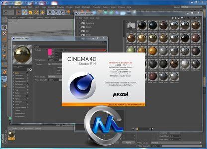 《专业三维图形制作程序R14.034 》Maxon Cinema 4D R14.034