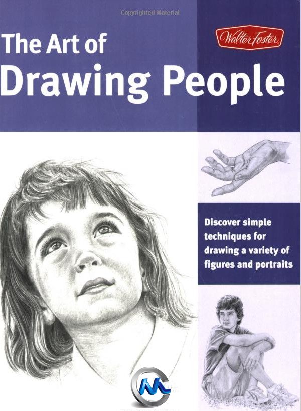 《人物肖像绘画艺术书籍》Art of Drawing People Discover simple techniques for ...